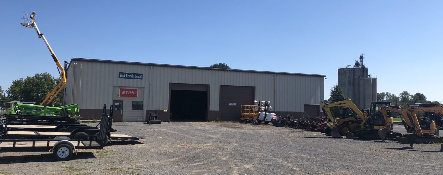 Equipment Rental Lewisburg, PA West Branch Rental